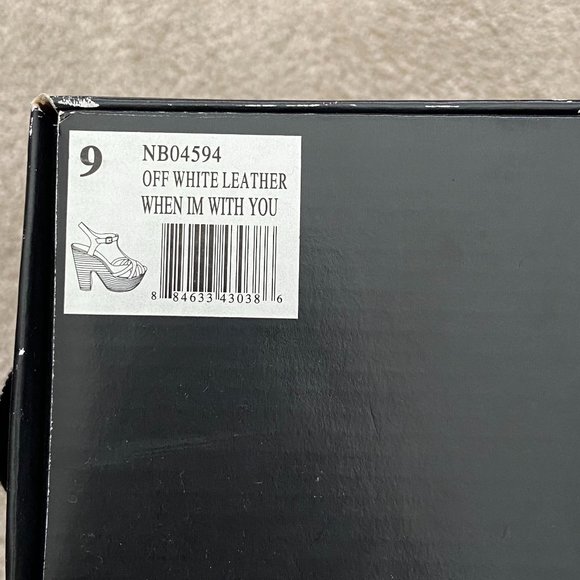 NIB Seychelles When I’m With You Platform sandals off white 9 - Picture 4 of 6